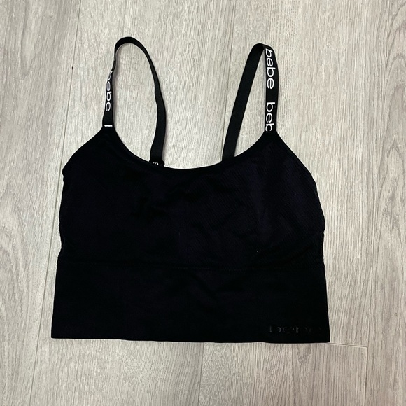 Bebe Black Bralette - Picture 1 of 6